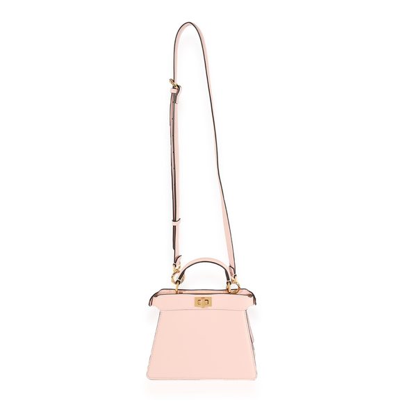 Fendi Pink Padded Nappa Leather Peekaboo ISeeU Petite - Picture 4 of 8